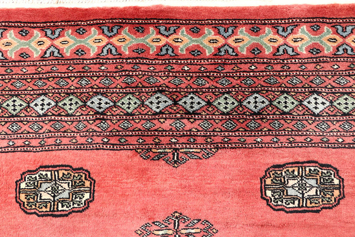 Salmon Bokhara 4' 6 x 6' 3 - No. 60780 - ALRUG Rug Store