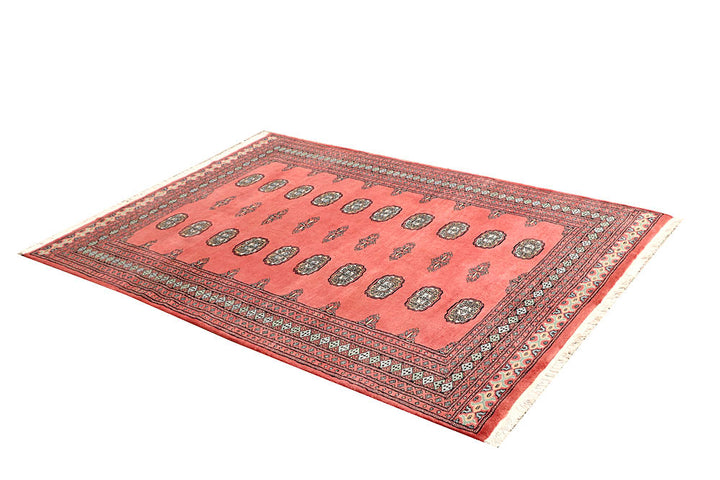 Salmon Bokhara 4' 6 x 6' 3 - No. 60780 - ALRUG Rug Store