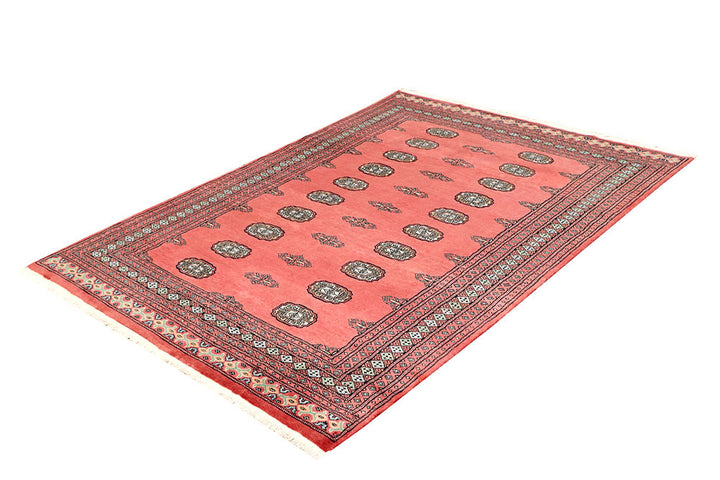 Salmon Bokhara 4' 6 x 6' 3 - No. 60780 - ALRUG Rug Store
