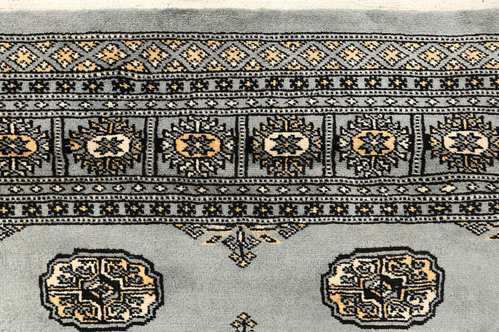 Silver Bokhara 4' 5 x 7' 7 - No. 60788 - ALRUG Rug Store