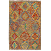 Vegetable Kilim 3' 8 x 5' 8 (ft) - No. AL41166 - ALRUG Rug Store