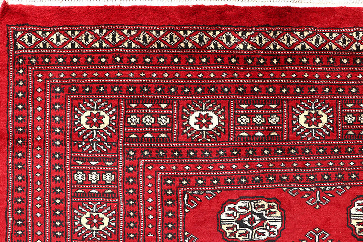 Red Bokhara 6' 6 x 6' 8 - No. 60790 - ALRUG Rug Store