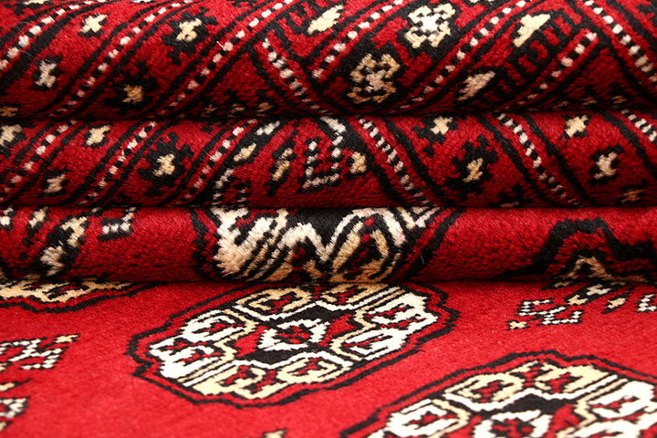 Red Bokhara 6' 6 x 6' 8 - No. 60790 - ALRUG Rug Store