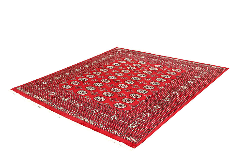 Red Bokhara 6' 6 x 6' 8 - No. 60790 - ALRUG Rug Store