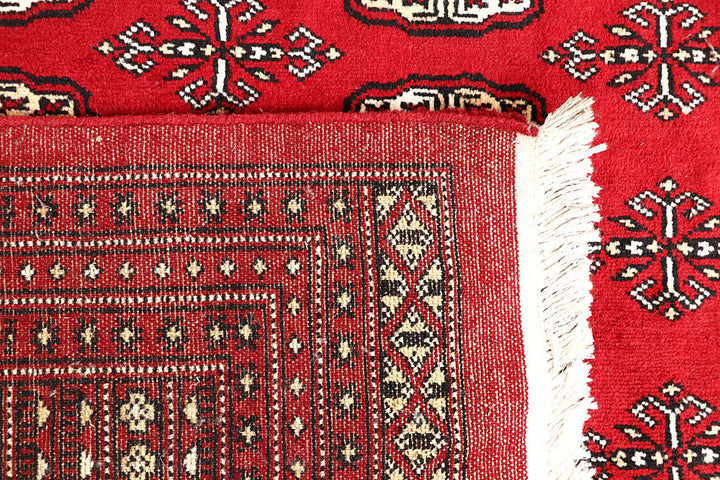 Red Bokhara 6' 6 x 6' 8 - No. 60790 - ALRUG Rug Store