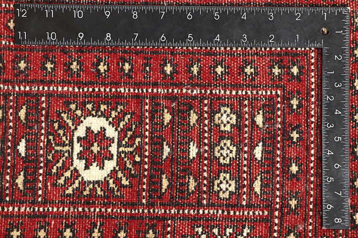 Red Bokhara 6' 6 x 6' 8 - No. 60790 - ALRUG Rug Store