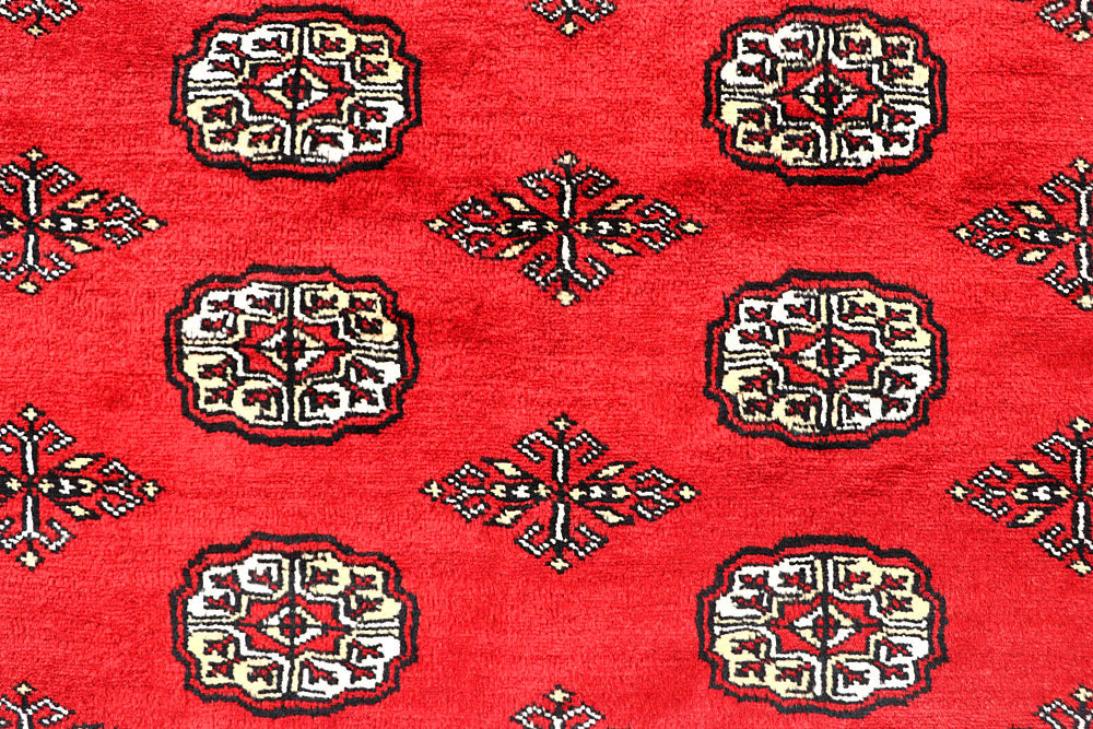 Red Bokhara 6' 4 x 6' 8 - No. 60791 - ALRUG Rug Store