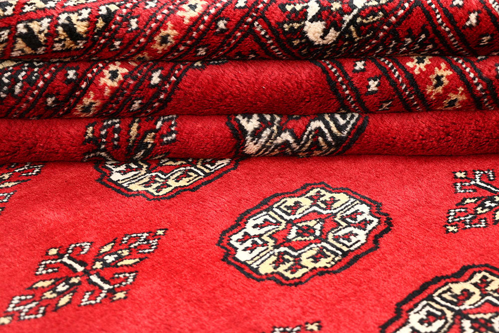 Red Bokhara 6' 4 x 6' 8 - No. 60791 - ALRUG Rug Store