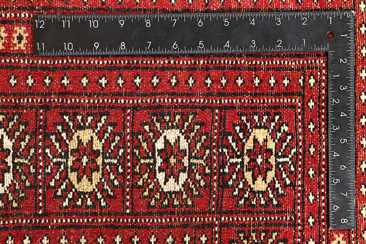 Red Bokhara 6' 4 x 6' 8 - No. 60791 - ALRUG Rug Store