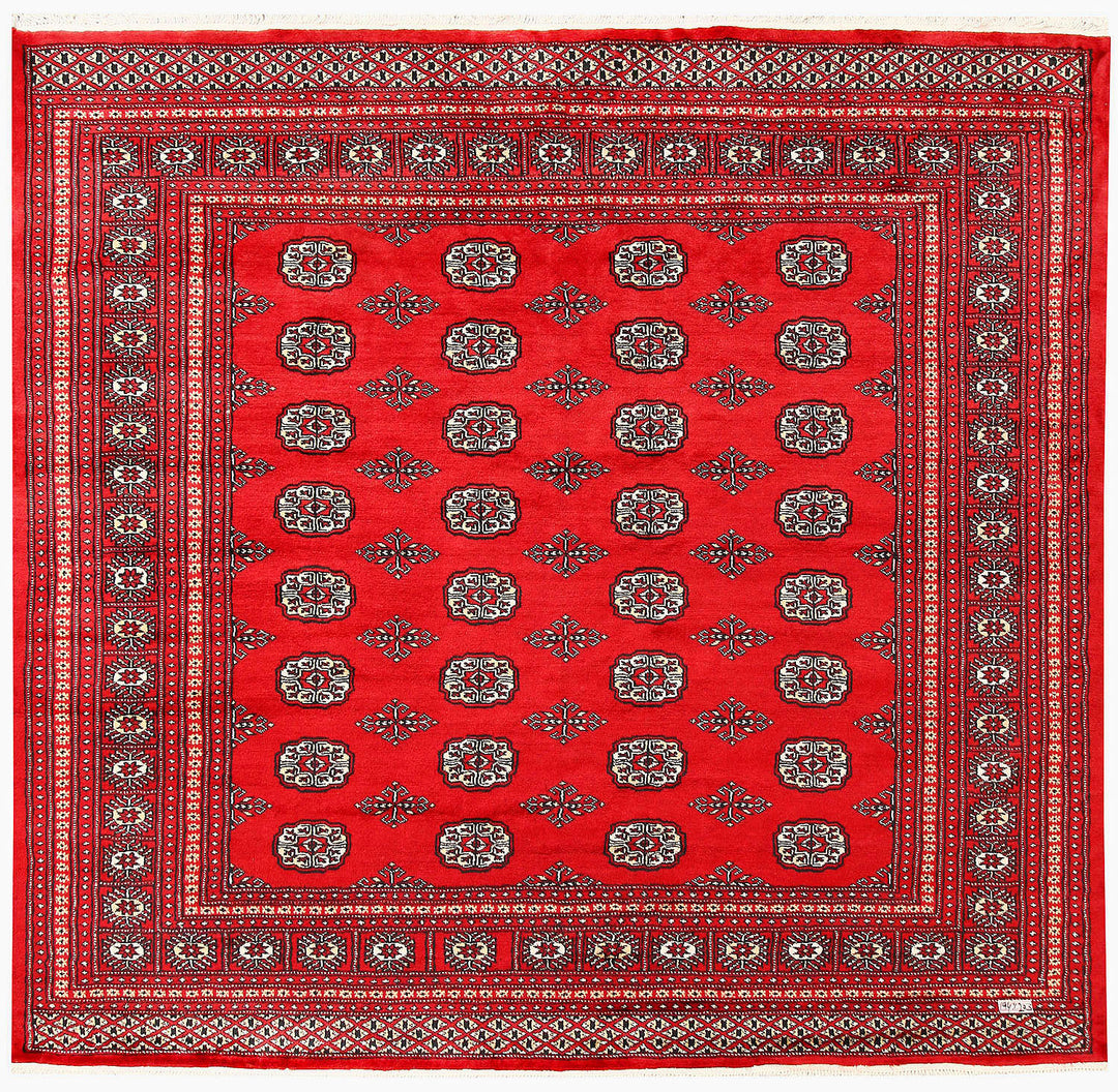 Red Bokhara 6' 4 x 6' 8 - No. 60791 - ALRUG Rug Store