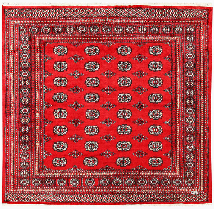 Red Bokhara 6' 4 x 6' 8 - No. 60791 - ALRUG Rug Store