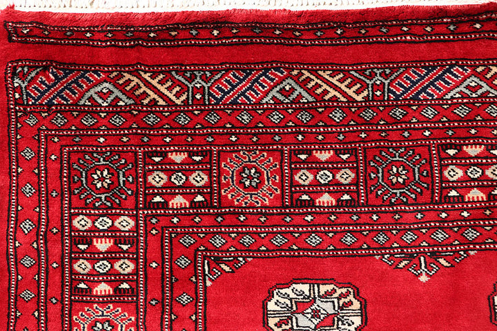 Red Bokhara 5' 11 x 5' 9 - No. 60793 - ALRUG Rug Store