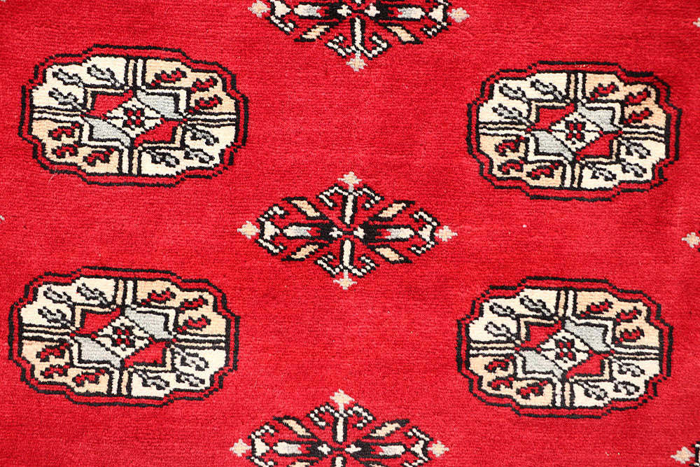 Red Bokhara 5' 11 x 5' 9 - No. 60793 - ALRUG Rug Store