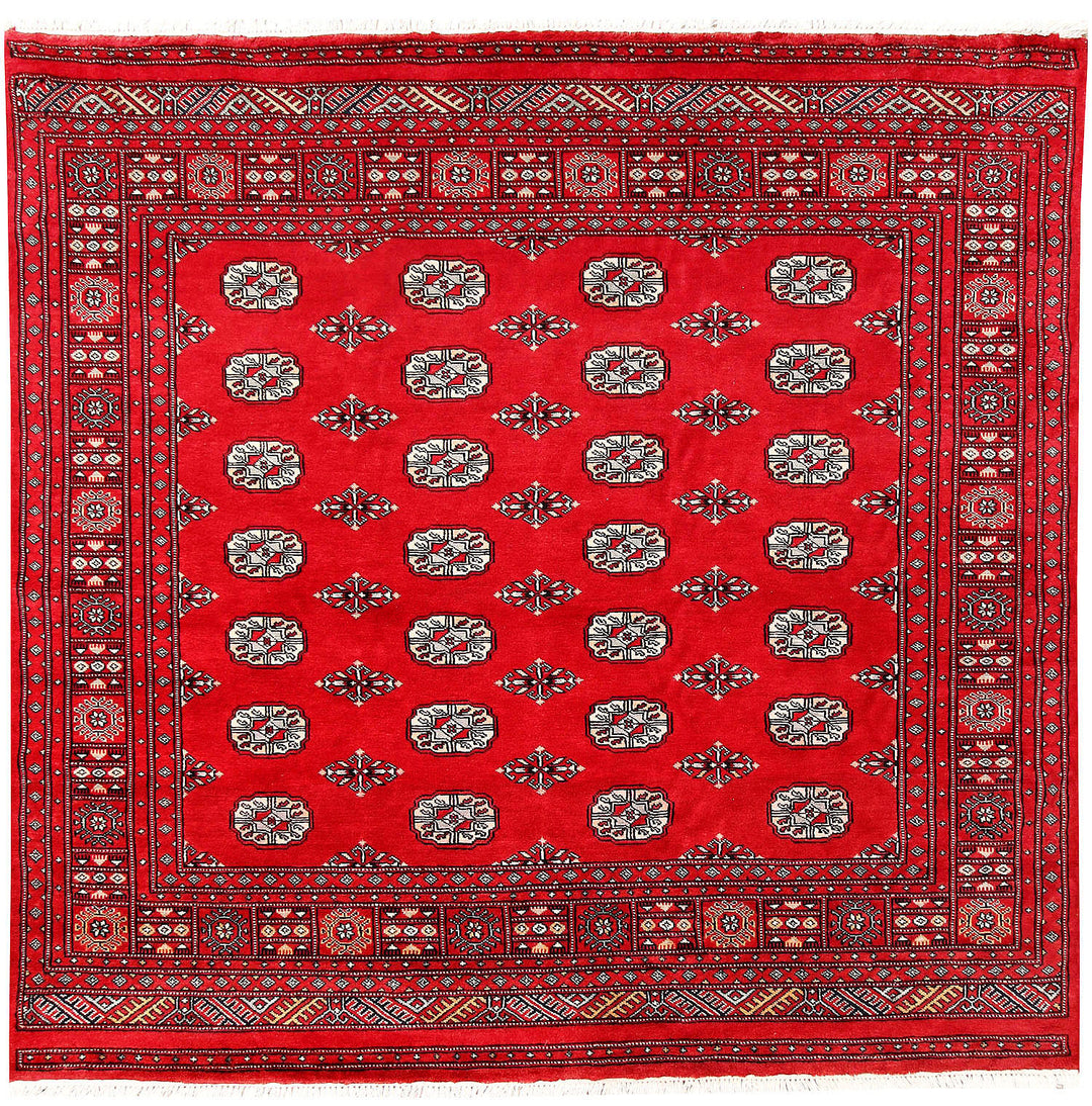 Red Bokhara 5' 11 x 5' 9 - No. 60793 - ALRUG Rug Store