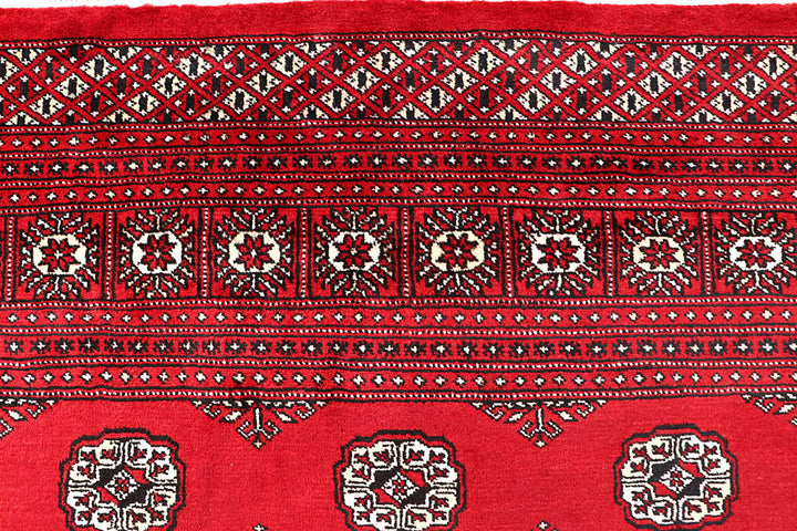 Red Bokhara 6' 6 x 7' 1 - No. 60794 - ALRUG Rug Store