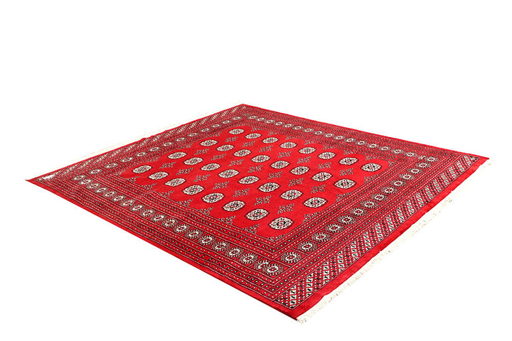 Red Bokhara 6' 6 x 7' 1 - No. 60794 - ALRUG Rug Store