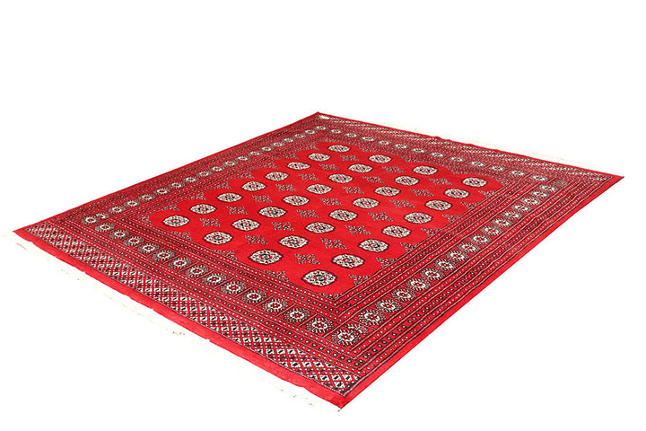Red Bokhara 6' 6 x 7' 1 - No. 60794 - ALRUG Rug Store