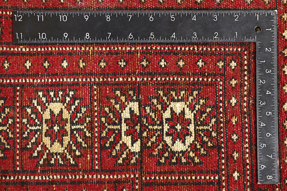 Red Bokhara 6' 6 x 7' 1 - No. 60794 - ALRUG Rug Store