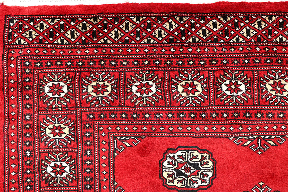 Red Bokhara 6' 7 x 7' 1 - No. 60795 - ALRUG Rug Store