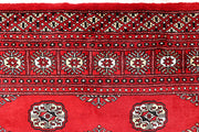 Red Bokhara 6' 7 x 7' 1 - No. 60795 - ALRUG Rug Store