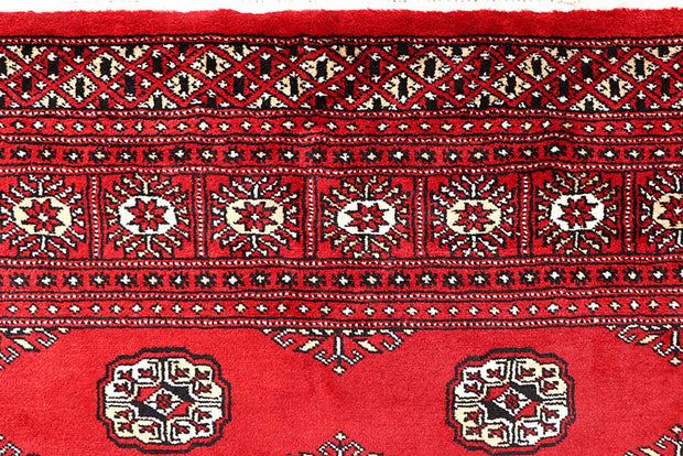 Red Bokhara 6' 7 x 7' 1 - No. 60795 - ALRUG Rug Store