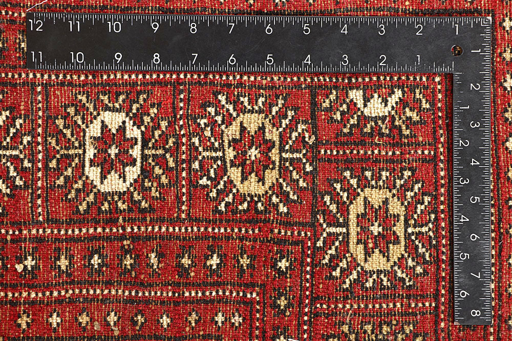 Red Bokhara 6' 7 x 7' 1 - No. 60795 - ALRUG Rug Store