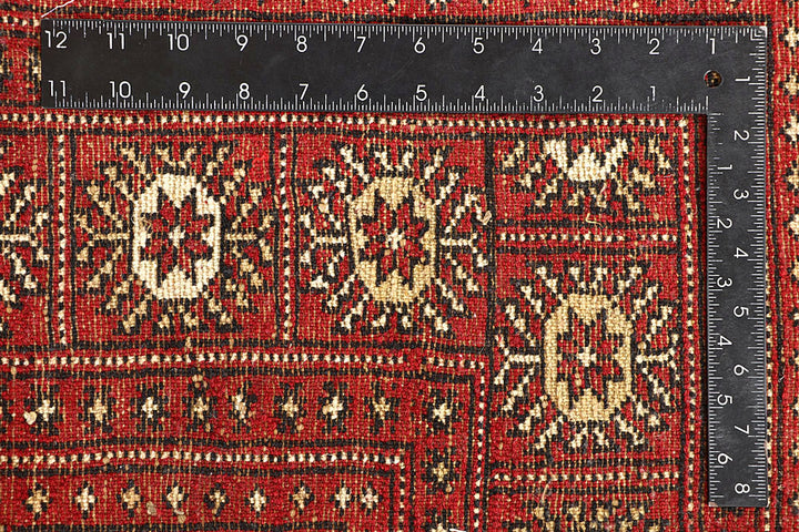 Red Bokhara 6' 7 x 7' 1 - No. 60795 - ALRUG Rug Store