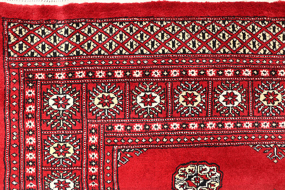 Red Bokhara 6' 7 x 6' 6 - No. 60796 - ALRUG Rug Store