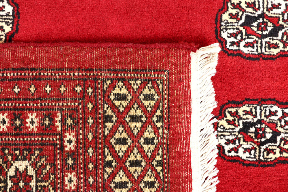 Red Bokhara 6' 7 x 6' 6 - No. 60796 - ALRUG Rug Store