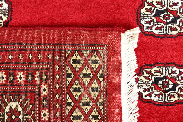 Red Bokhara 6' 7 x 6' 6 - No. 60796 - ALRUG Rug Store