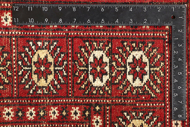Red Bokhara 6' 7 x 6' 6 - No. 60796 - ALRUG Rug Store