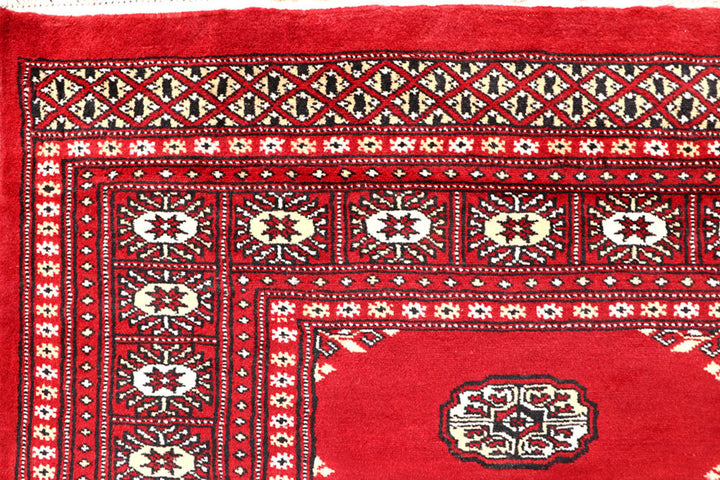 Red Bokhara 6' 8 x 6' 8 - No. 60797 - ALRUG Rug Store