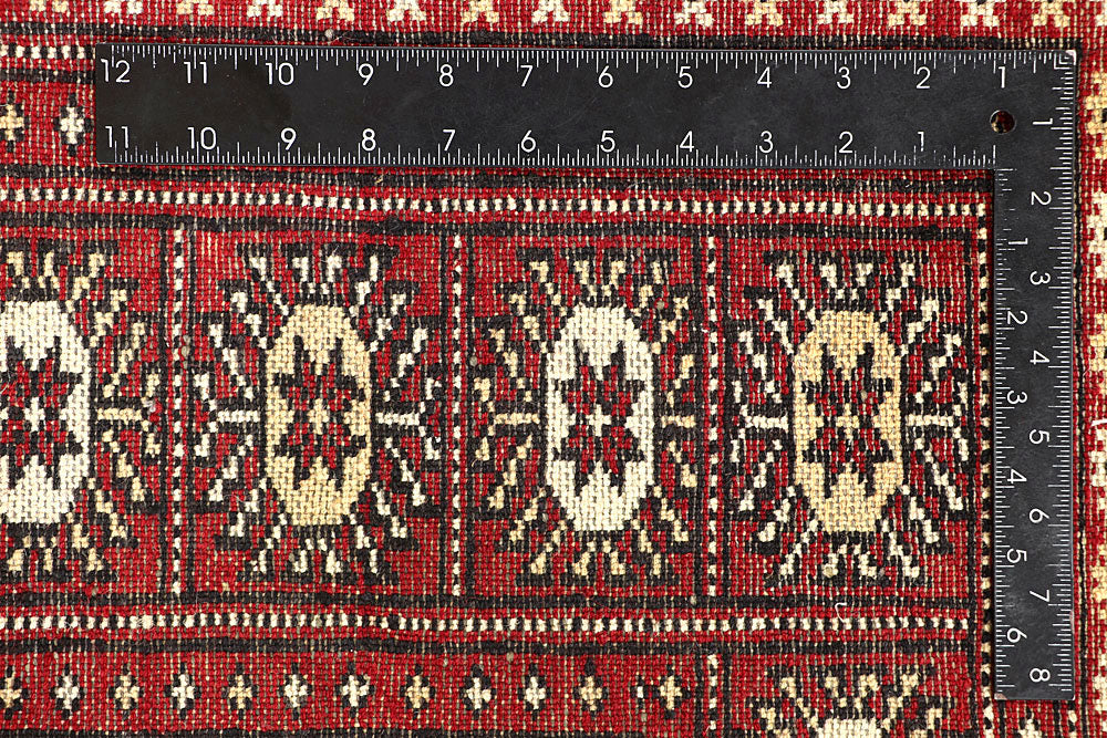 Red Bokhara 6' 8 x 6' 8 - No. 60797 - ALRUG Rug Store
