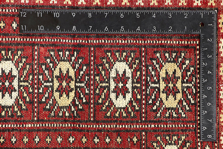 Red Bokhara 6' 8 x 6' 8 - No. 60797 - ALRUG Rug Store