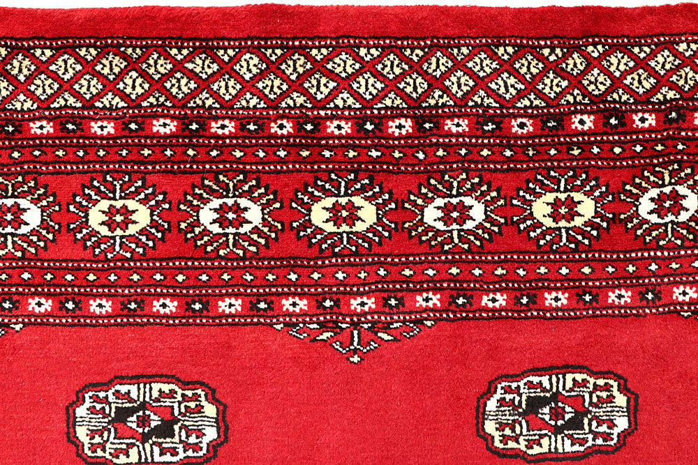 Red Bokhara 6' 8 x 7' 1 - No. 60799 - ALRUG Rug Store