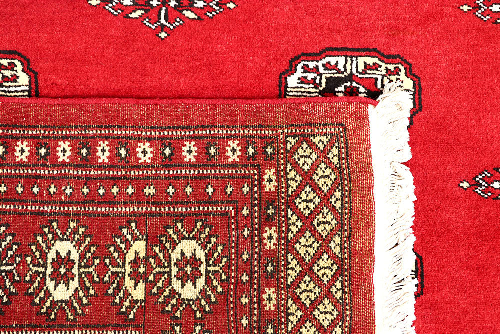 Red Bokhara 6' 8 x 7' 1 - No. 60799 - ALRUG Rug Store