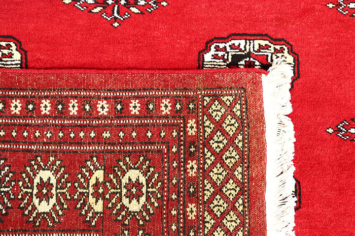Red Bokhara 6' 8 x 7' 1 - No. 60799 - ALRUG Rug Store