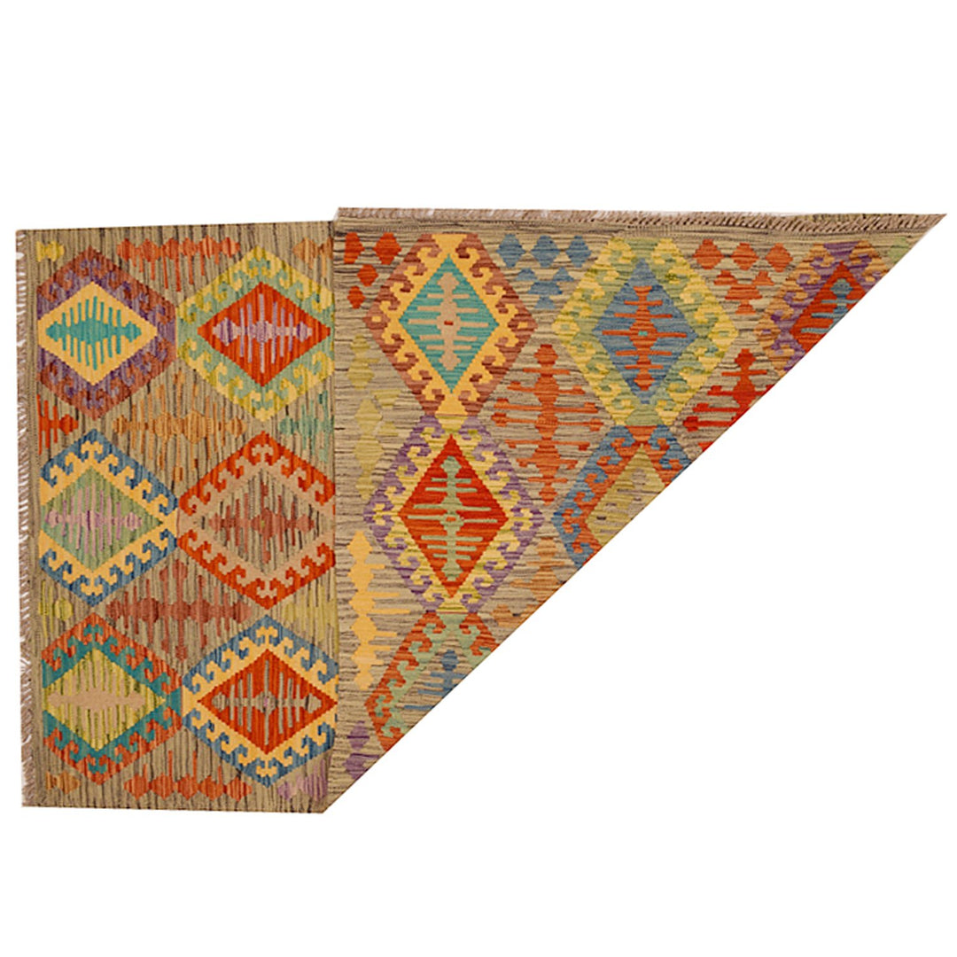 Vegetable Kilim 3' 8 x 5' 8 (ft) - No. AL41166 - ALRUG Rug Store