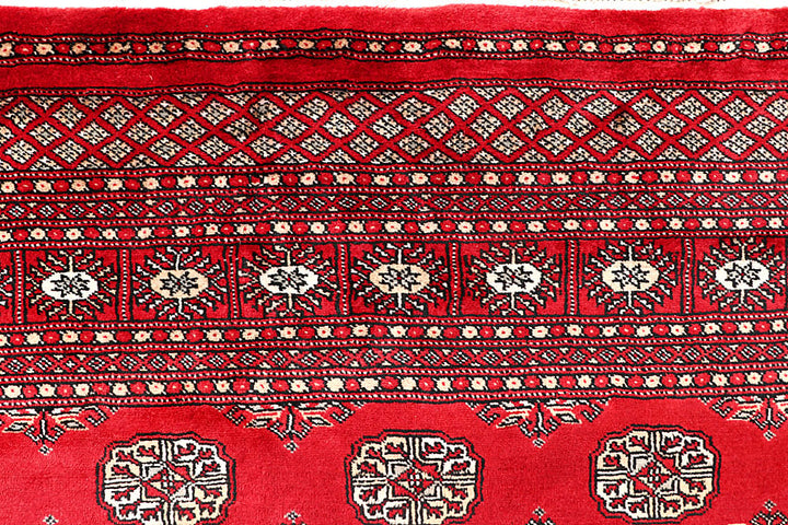 Red Bokhara 6' 6 x 7' 1 - No. 60800 - ALRUG Rug Store