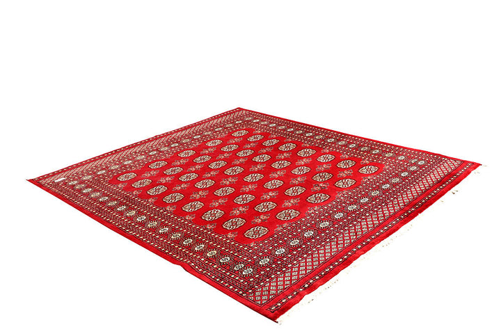 Red Bokhara 6' 6 x 7' 1 - No. 60800 - ALRUG Rug Store