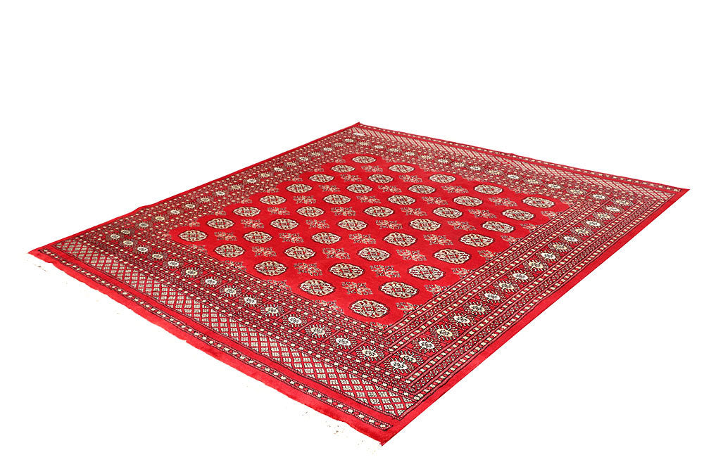 Red Bokhara 6' 6 x 7' 1 - No. 60800 - ALRUG Rug Store
