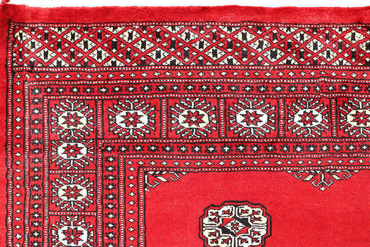 Red Bokhara 6' 9 x 6' 8 - No. 60801 - ALRUG Rug Store
