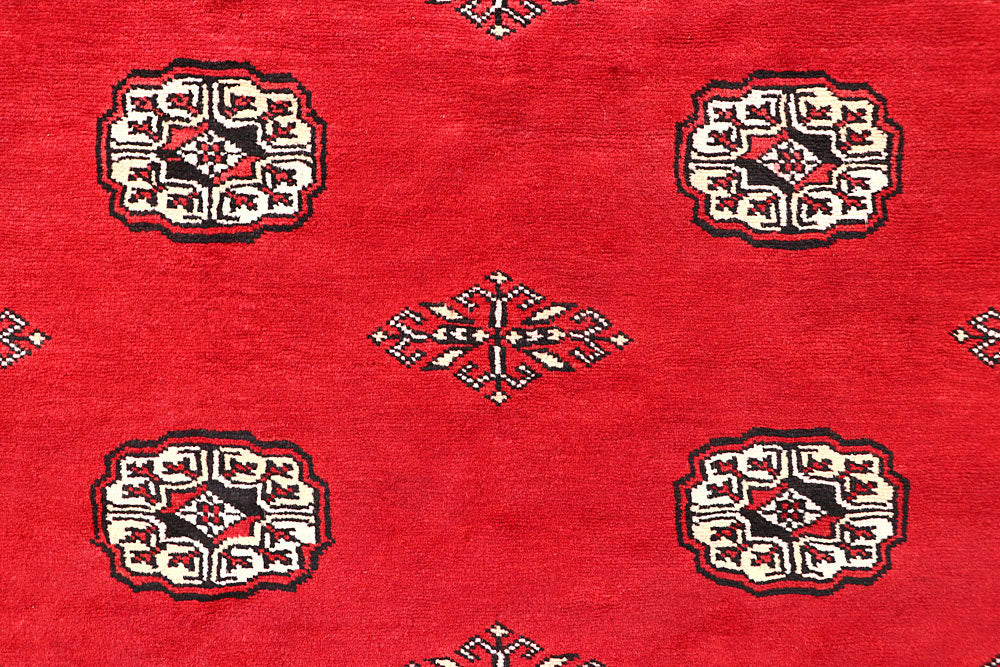 Red Bokhara 6' 9 x 6' 8 - No. 60801 - ALRUG Rug Store