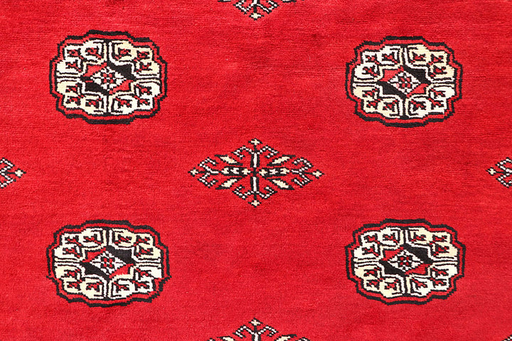 Red Bokhara 6' 9 x 6' 8 - No. 60801 - ALRUG Rug Store