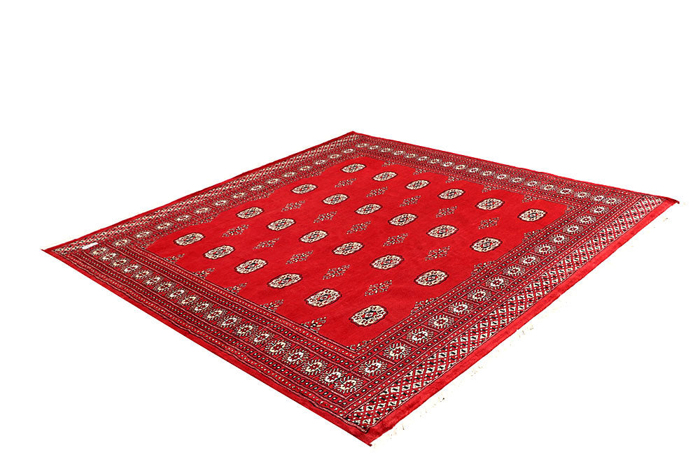 Red Bokhara 6' 9 x 6' 8 - No. 60801 - ALRUG Rug Store