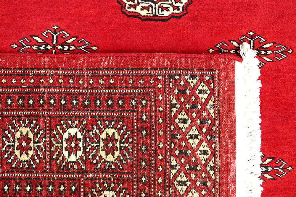 Red Bokhara 6' 9 x 6' 8 - No. 60801 - ALRUG Rug Store