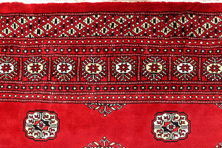 Red Bokhara 6' 7 x 7' 1 - No. 60802 - ALRUG Rug Store