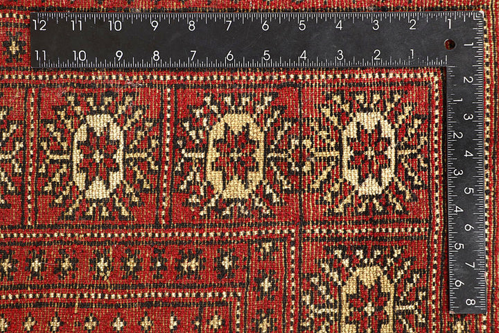 Red Bokhara 6' 7 x 7' 1 - No. 60802 - ALRUG Rug Store