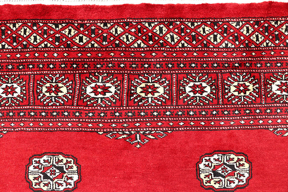 Red Bokhara 6' 8 x 6' 9 - No. 60803 - ALRUG Rug Store