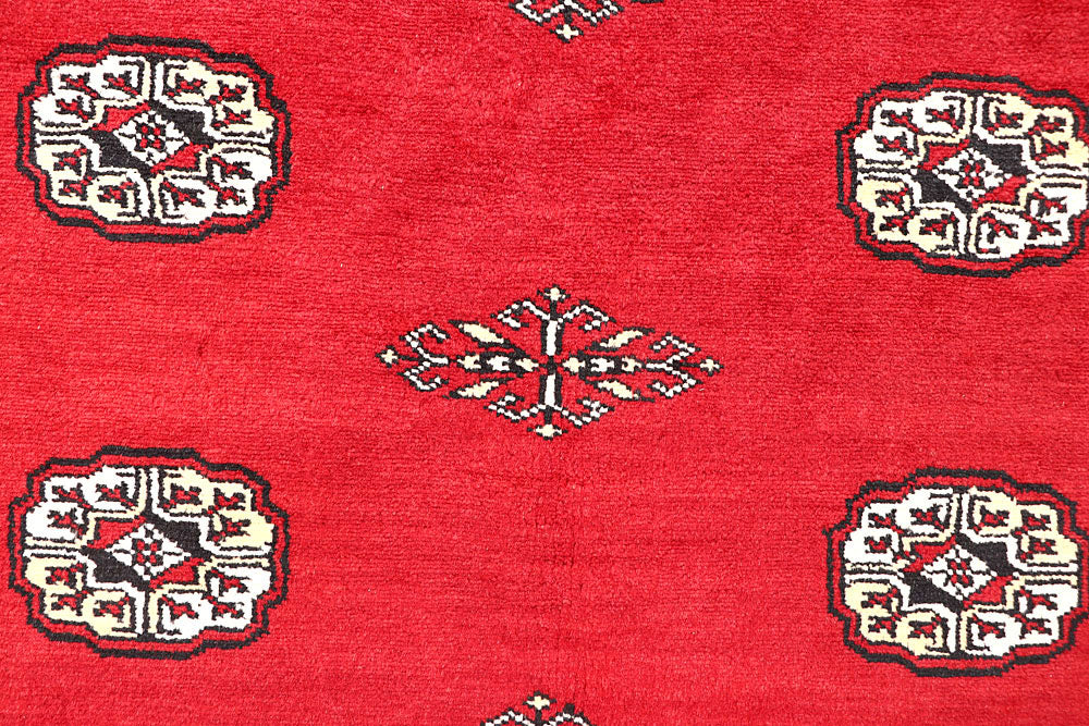 Red Bokhara 6' 8 x 6' 9 - No. 60803 - ALRUG Rug Store